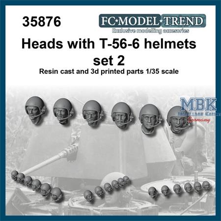 Heads with T-56-6 helmet set 2