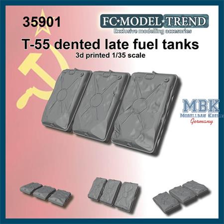 T-55 late dented fuel tanks