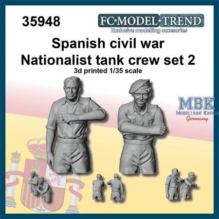 Spanish civil war national tank crew, set 2
