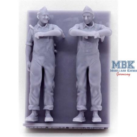 Spanish Civil War militian tank crew,  set 2