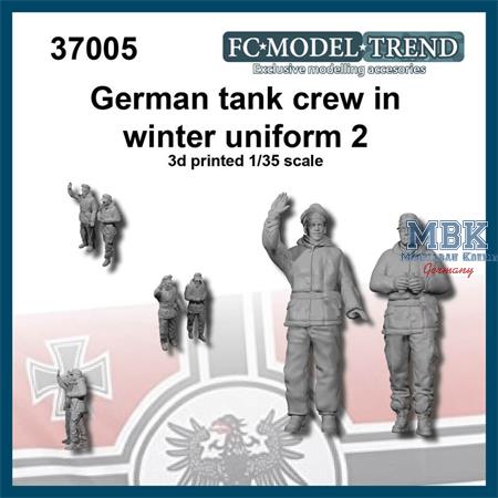 German tank crew in winter uniform WWII, set 2