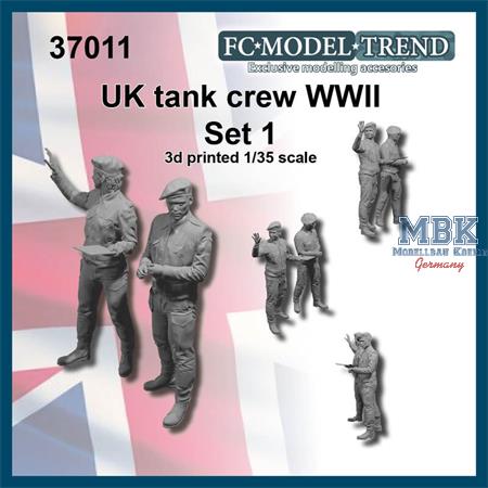 UK tank crew WWII, set 2