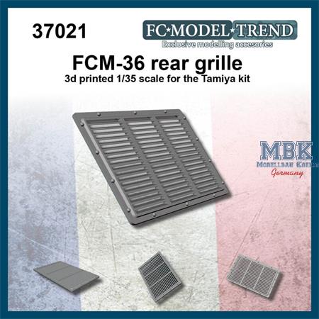 FCM-36 rear upper grille