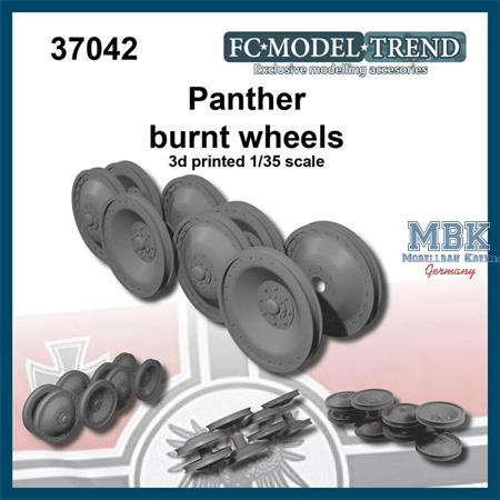 Panther burnt wheels