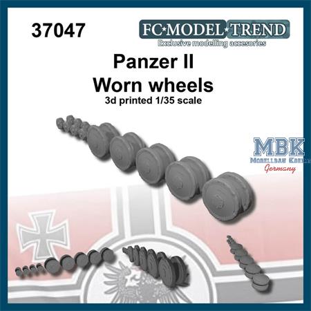 Panzer II worn wheels