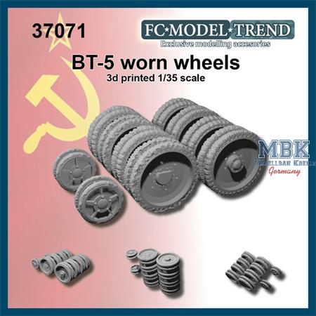 Worn wheels for BT-5