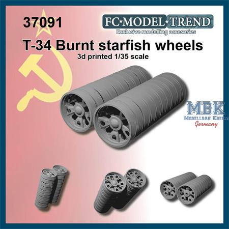 T-55 Starfish worn wheels