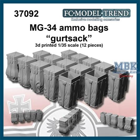 MG34 ammo bags "Gurtsäcke"