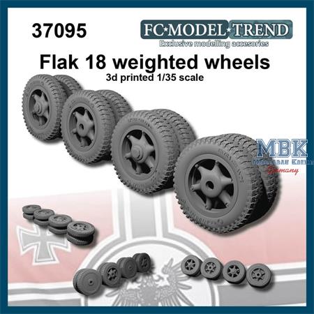 Flak 18, weighted wheels
