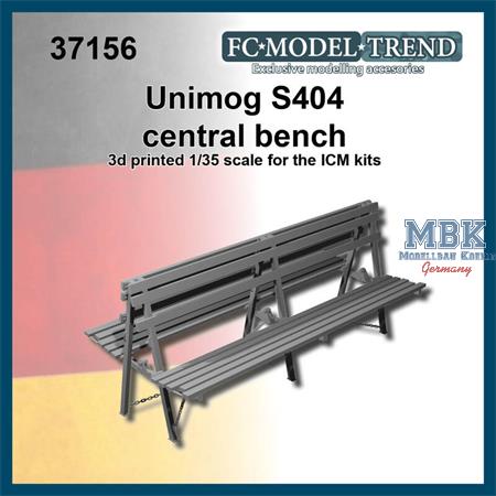 Unimog S404 central bench