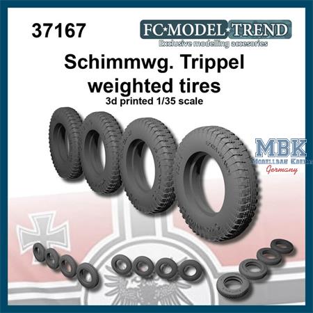 Schwimmwagen Trippel SG 6/38 weighted tires