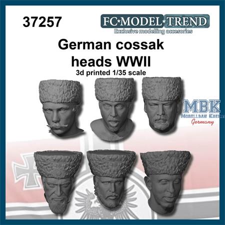 German cossaks heads WWII