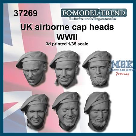 UK airborne cap heads WWII