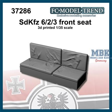 SdKfz 6/2, 6/3 front seats