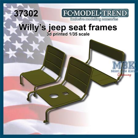 Willy' jeep seat frames