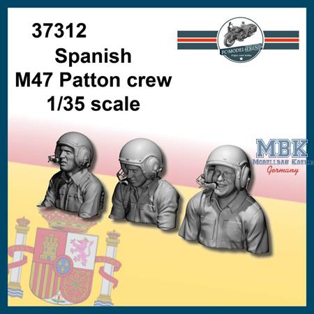 Spanish M47 Patton crew