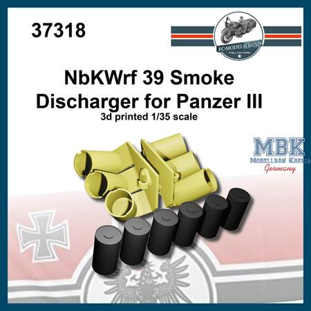 Smoke grenade launcher for Panzer III