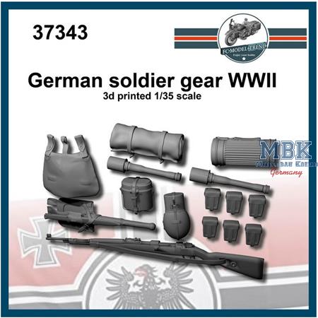 German soldier gear WWII (1:35)