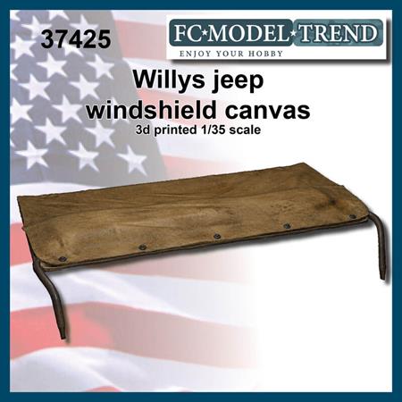 Jeep windshield canvas