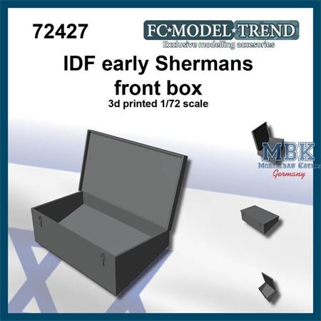 IDF early shermans front box  (1:72)