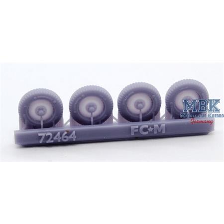 Kfz. 13/14 weighted wheels (1:72)