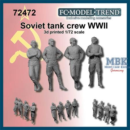 Soviet tank crew WWII (1:72)