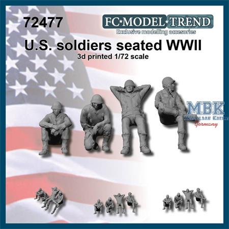 U.S. soldiers seated (1:72)