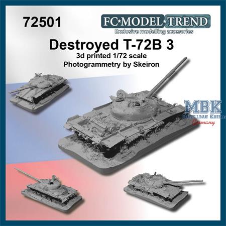 T-72B 3 destroyed (1:72)