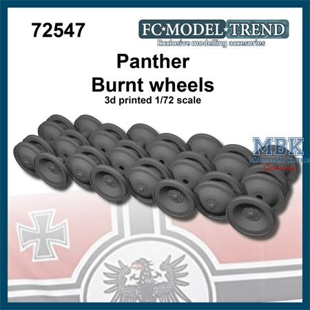 Panther burnt wheels (1:72)