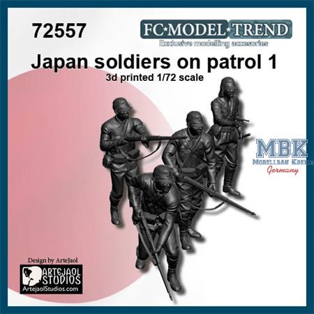 Japan soldiers on patrol WWII 1 (1:72)