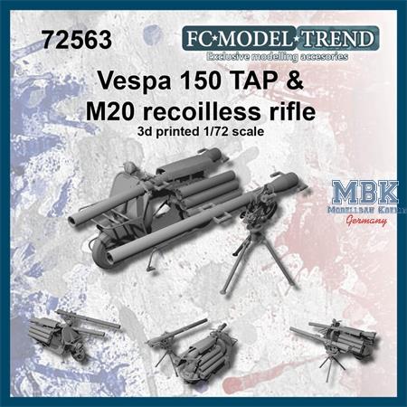 Vespa 150 TAP & M20 recoiless rifle (1:72)