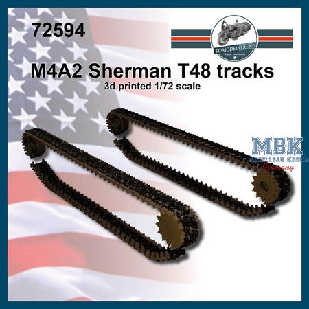 M4A2 Sherman T48 tracks (1:72)