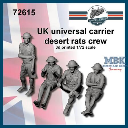 UK Desert Rats crew for Universal Carrier (1:72)