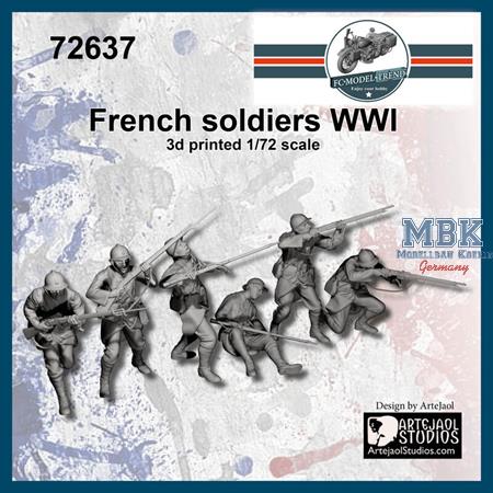French soldiers WWI (1:72)