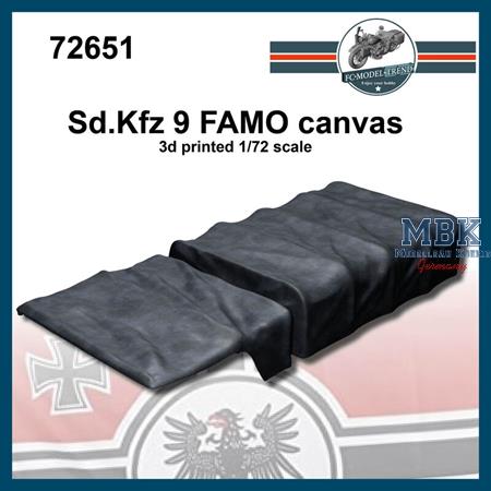 Sdkfz 9 Famo canvas covers (1:72)