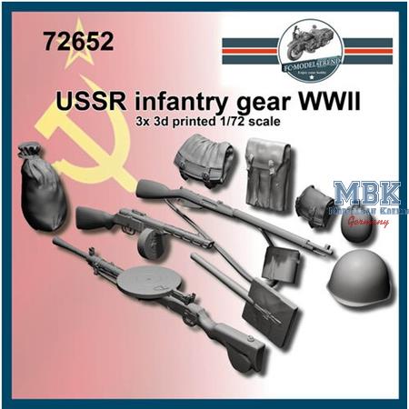 USSR soldier gear WWII (1:72)