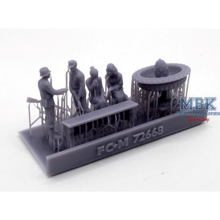 Park szene WWII (1:72)