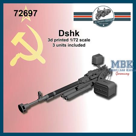 Dshk soviet heavy machine gun (1:72)