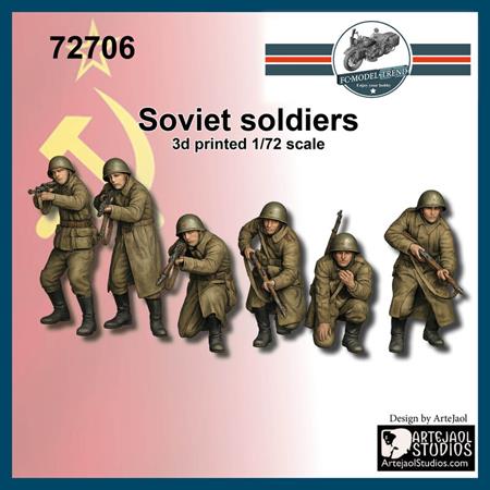 Soviet soldiers WWII (1:72)