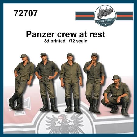 Panzer crew at rest (1:72)