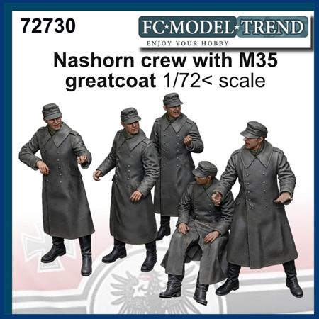 Nashorn crew with M35 greatcoats (1:72)