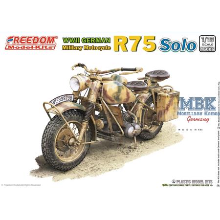 WWII German Motorcycle R75 Solo