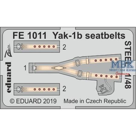Yak-1b seatbelts STEEL  1/48