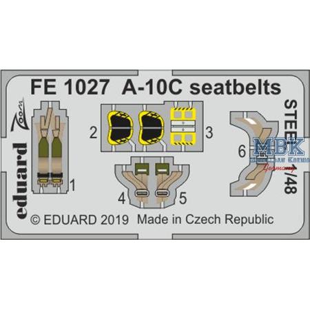 A-10C seatbelts STEEL 1/48