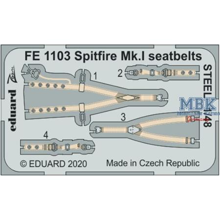 SPITFIRE MK.I seatbelts STEEL  1/48