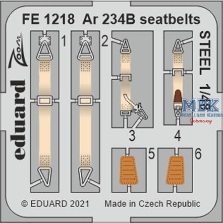Arado Ar 234B seatbelts STEEL 1/48