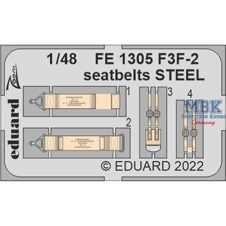 Grumman F3F-2 seatbelts STEEL 1/48