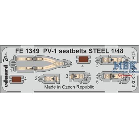 Lockheed PV-1 seatbelts STEEL Ventura 1/48