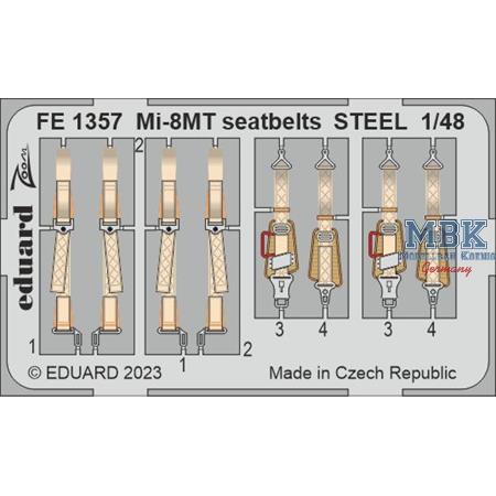 Mil Mi-8MT seatbelts STEEL 1/48