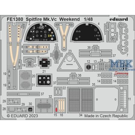 Supermarine Spitfire Mk.Vc Weekend 1/48